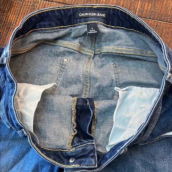 Calvin Klein Blue Denim Shorts - Picture 6 of 8